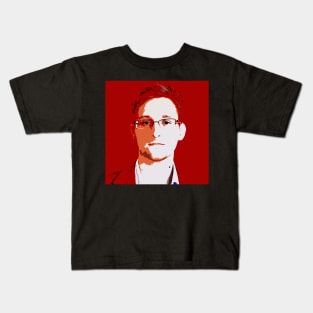 edward snowden Kids T-Shirt